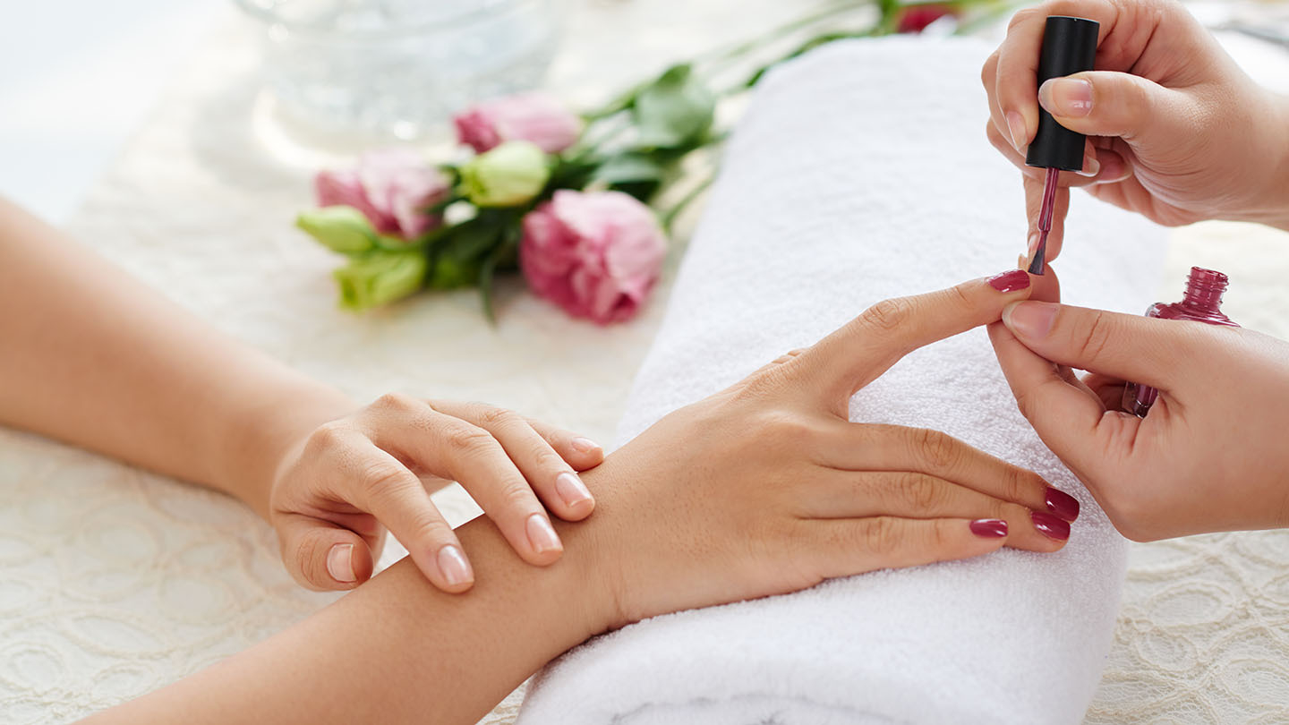 Professional manicure service with premium nail care